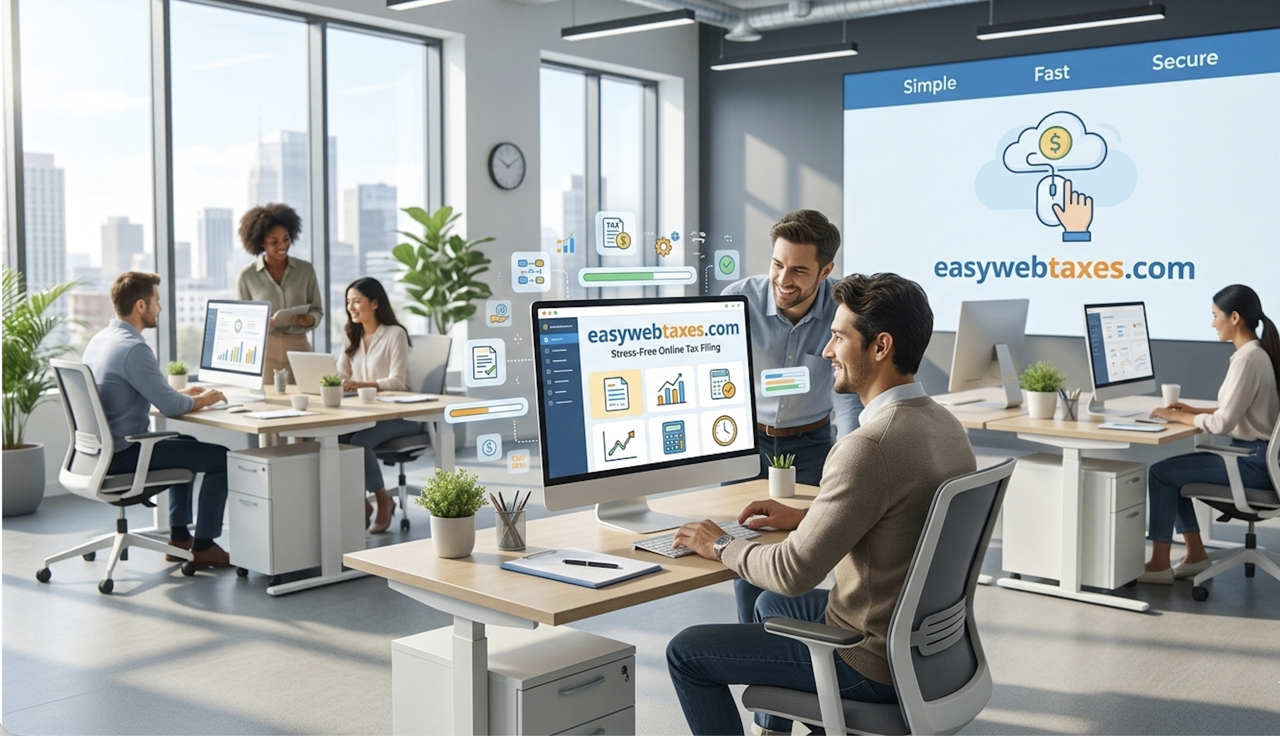 easywebtaxes.com logo